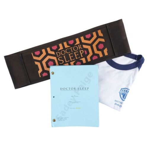 620. Bound Assistant Property Master's Blue Draft Script with Chairback and Props Crew Shirt ### DOCTOR SLEEP (2019)