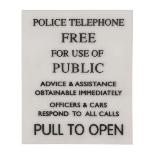 623. TARDIS "Pull to Open" Sign ### DOCTOR WHO (T.V. SERIES, 2005-2022)