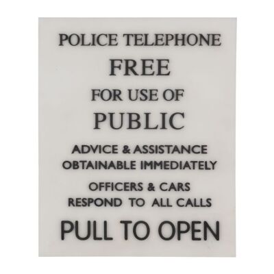 623. TARDIS "Pull to Open" Sign ### DOCTOR WHO (T.V. SERIES, 2005-2022)
