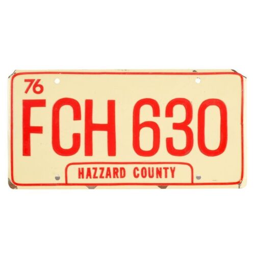 631. Planet Hollywood Collection: Daisy Duke's (Catherine Bach) License Plate ### THE DUKES OF HAZZARD (T.V. SERIES, 1979 - 1985)