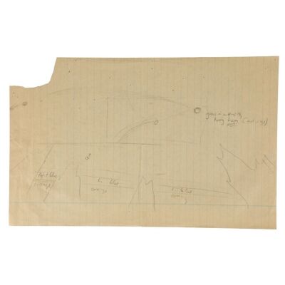 636. Hand-Drawn and Annotated Steven Spielberg Spaceship VFX Shot Concept Sketch ### E.T. THE EXTRA-TERRESTRIAL (1982)