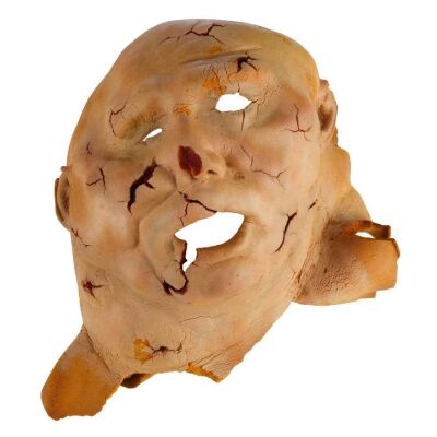 686. Dick Smith Collection: Warren Crowley's (Al Waxman) Animatronic Taipan-Bitten Deformed Head Skin ### SPASMS (1983)