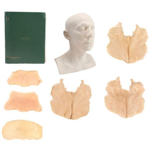 688. Dick Smith Collection: Antonio Salieri's (F. Murray Abraham) Production-Made Set of Six Makeup Appliances with Lifecast and Second Draft Script ### AMADEUS (1984)