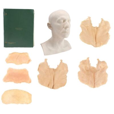 688. Dick Smith Collection: Antonio Salieri's (F. Murray Abraham) Production-Made Set of Six Makeup Appliances with Lifecast and Second Draft Script ### AMADEUS (1984)