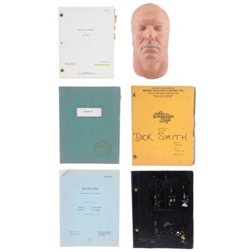 708. Dick Smith Collection: Dennis Quaid Lifecast with Smith's Collection of Personal Production Scripts ### DICK SMITH