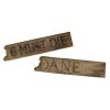 751. Pair of Screen-Matched "Dane" and "6 MUST DIE" Cursed Driftwood Planks ### THE FOG (1980)