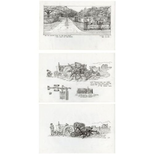759. Set of Three Hand-Drawn Martin A. Kline Gump Boarding House Concept Sketches ### FORREST GUMP (1994)