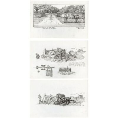 759. Set of Three Hand-Drawn Martin A. Kline Gump Boarding House Concept Sketches ### FORREST GUMP (1994)