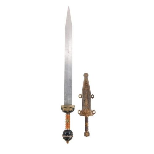 791. General Acacius' (Pedro Pascal) Metal Gladius and Stunt Sheathed Dagger ### GLADIATOR II (2024)