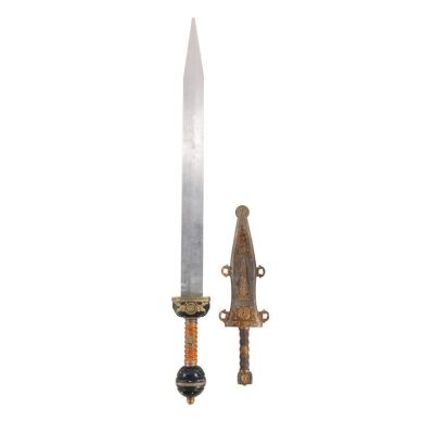 791. General Acacius' (Pedro Pascal) Metal Gladius and Stunt Sheathed Dagger ### GLADIATOR II (2024)