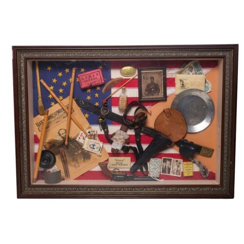 794. Shadowbox of Prop Ephemera ### GLORY (1989)