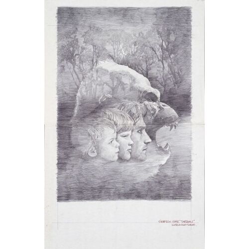 812. Hand-Drawn Kazuhiko Sano Concept Sketch ### GREYSTOKE: THE LEGEND OF TARZAN, LORD OF THE APES (1984)