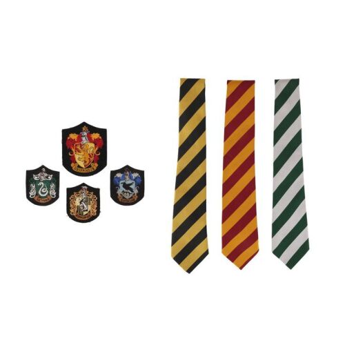 House Ties and Patches Set from Sorcerer's Stone (2001)
