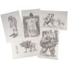 827. Set of Five Hand-Drawn Martin A. Kline Key Character Concept Sketches for VFX Bidding ### HARRY POTTER AND THE SORCERER'S STONE (2001)