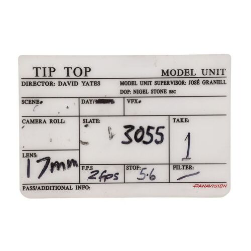 839. Model Unit Clapperboard Slate ### HARRY POTTER AND THE ORDER OF THE PHOENIX (2007)