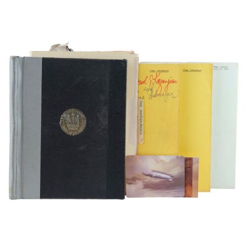 848. Howard Kazanjian Collection: Production Archive Including Scripts, Crew Lists, Photos, Newspaper, and German Ephemera ### THE HINDENBURG (1975)