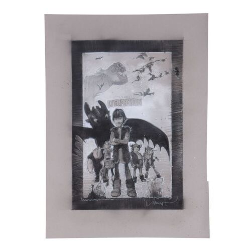862. Drew Struzan Hand-Drawn And Signed Poster Composition ### HOW TO TRAIN YOUR DRAGON (2010)