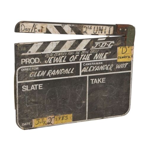 898. 2nd Unit Clapperboard ### THE JEWEL OF THE NILE (1985)