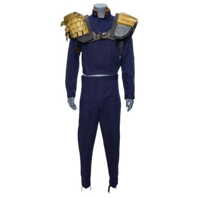 906. Planet Hollywood Collection: Judge Dredd's Stunt Jacket, Rico's Stunt Judge Shoulder Armor, and Pair of Judge Cadet Pants ### JUDGE DREDD (1995)