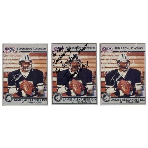 935. Mike Papac Collection: Set of Three Production-Made Signed James Alexander Dix (Damon Wayans) Football Cards ### THE LAST BOY SCOUT (1991)
