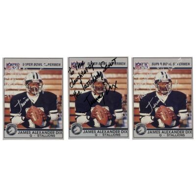 935. Mike Papac Collection: Set of Three Production-Made Signed James Alexander Dix (Damon Wayans) Football Cards ### THE LAST BOY SCOUT (1991)