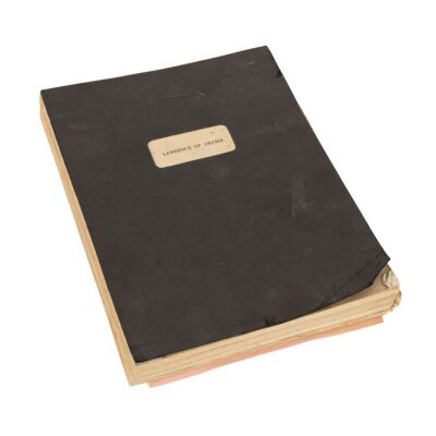 941. Special Effects Artist Cliff Richardson's Bound Script ### LAWRENCE OF ARABIA (1962)