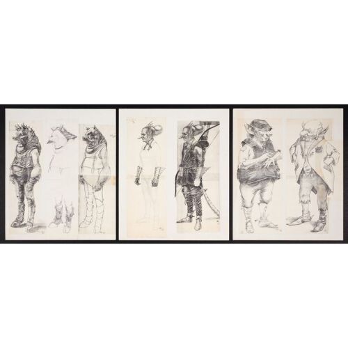 945. Set of Seven Printed Martin A. Kline Creature Concept Artworks ### LEGEND (1985)