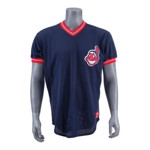 962. Planet Hollywood Collection: Charlie Sheen-Autographed Ricky "Wild Thing" Vaughn's (Sheen) Cleveland Indians Warm-Up Jersey ### MAJOR LEAGUE (1989)