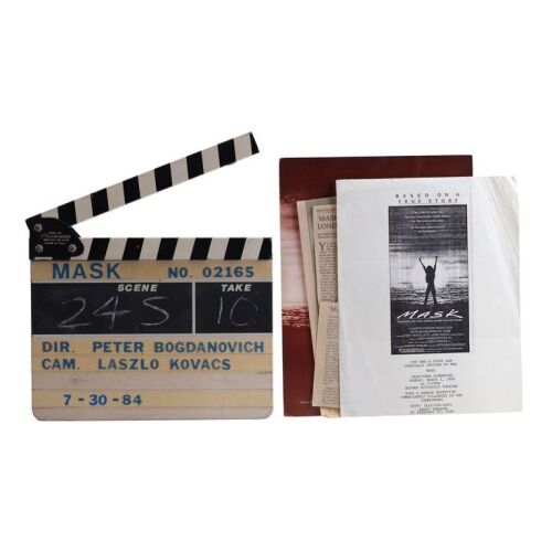 980. Joseph E. Thibo Collection: "A" Clapperboard, Newspaper Clippings, and Screening Ephemera ### MASK (1985)