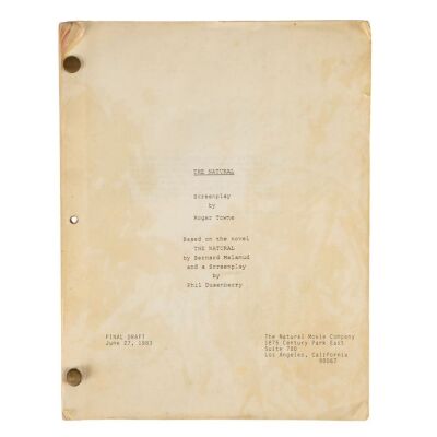 1004. Annotated Final Draft Script ### THE NATURAL (1984)