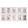 1015. Limited Edition Francisco Sole-Signed Set of Book Prints ### THE NINTH GATE (1999)
