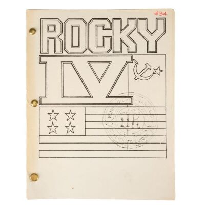 1095. Hand-Marked Bound Final Shooting Script ### ROCKY IV (1985)