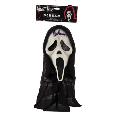 1110. Wes Craven-Autographed Production-Made Ghostface Mask ### SCREAM 4 (2011)
