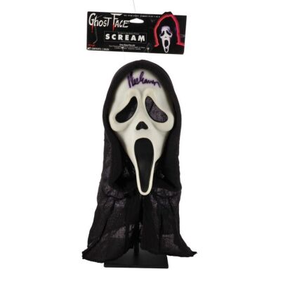 1110. Wes Craven-Autographed Production-Made Ghostface Mask ### SCREAM 4 (2011)