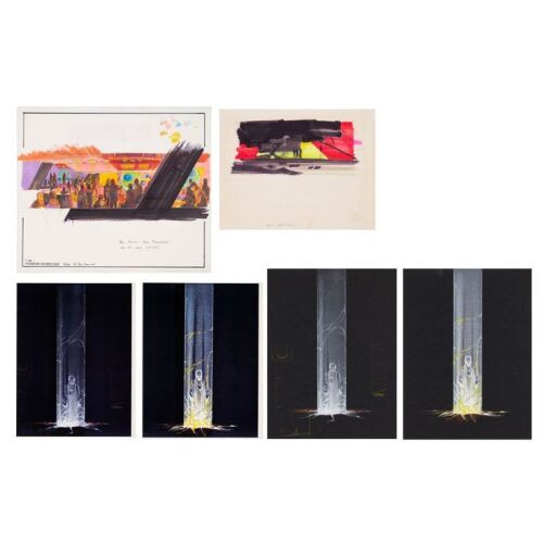 1149. Set of Four Hand-Colored Nilo Rodis-Jamero Concept Art with Prints ### STAR TREK III: THE SEARCH FOR SPOCK (1984)/VARIOUS STAR TREK PRODUCTIONS (1996 - 2002)