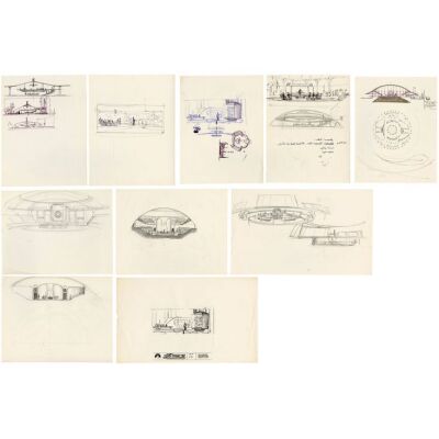 1150. Set of 10 Hand-Drawn Ralph McQuarrie Federation Council Concept Artworks ### STAR TREK IV: THE VOYAGE HOME (1986)