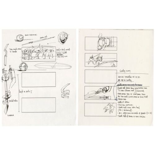 1178. Set of Eight Hand-Drawn Jay Shuster Senate Chamber and Federation "Destroyer" Storyboards with Hand-Annotations and Pair of Concept Art Prints ### STAR WARS: THE PHANTOM MENACE (1999)