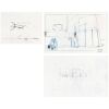 1186. Printed George Lucas-Altered Podrace "Pit Row Wall" Concept Sketch with Printed Lucas Kamino and Geonosis Weaponry Concept Sketch ### STAR WARS: THE PHANTOM MENACE (1999)/STAR WARS: ATTACK OF THE CLONES (2002)