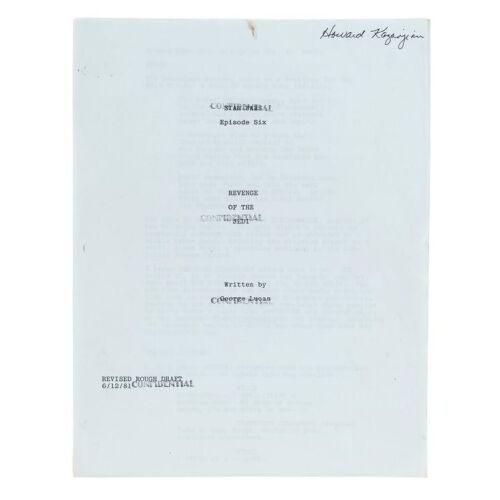 1204. Howard Kazanjian Collection: Revised Rough Draft "Revenge" Script ### STAR WARS: RETURN OF THE JEDI (1983)