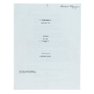 1204. Howard Kazanjian Collection: Revised Rough Draft "Revenge" Script ### STAR WARS: RETURN OF THE JEDI (1983)