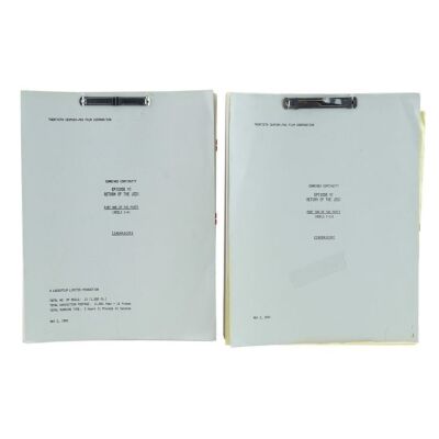 1206. Howard Kazanjian Collection: Combined Continuity Script ### STAR WARS: RETURN OF THE JEDI (1983)
