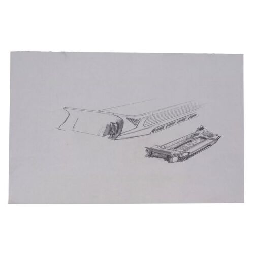 1209. Hand-Drawn Ralph McQuarrie Tatooine Skiff Sketch ### STAR WARS: RETURN OF THE JEDI (1983)