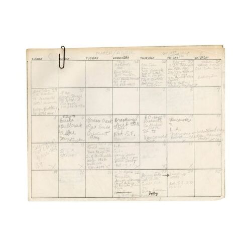 1230. Miki Herman Collection: Collection of Production Calendars, Expense Paperwork, and Script Breakdown ### STAR WARS: THE EMPIRE STRIKES BACK (1980)/STAR WARS: RETURN OF THE JEDI (1983)