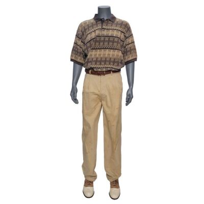 1262. Roy "Tin Cup" McAvoy's (Kevin Costner) Golfing Costume with David Simms' (Don Johnson) Braided Belt ### TIN CUP (1996)