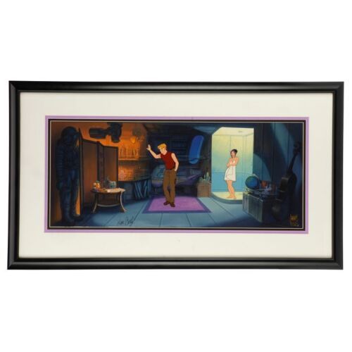 1263. Don Bluth-Signed Framed Hand-Painted "In or Out?" Panoramic Production Animation Cel and Background ### TITAN A.E. (2000)