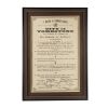 1271. Framed Key Cast-Autographed Production-Made City of Tombstone Common Counsel Laws Notice ### TOMBSTONE (1993)