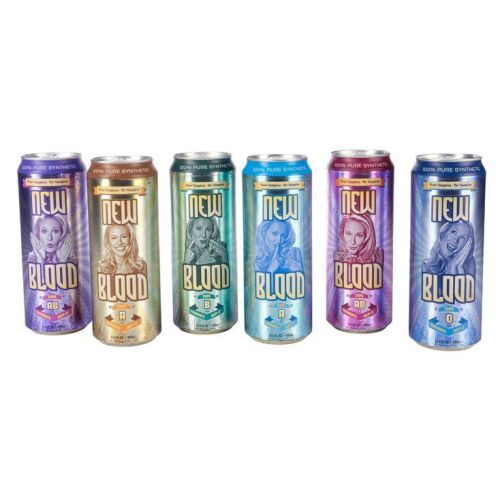 1284. Set of 14 New Blood Cans with Twist-Off Top Can ### TRUE BLOOD (T.V. SERIES, 2008 - 2014)