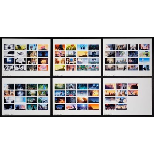 1296. Set of Six Printed Production Color Script Pages ### UP (2009)