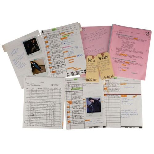 1329. "Nisei" and "731" Scripts with Collection of Production Paperwork and Photos ### THE X-FILES (T.V. SERIES, 1993 - 2002)