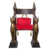 1352. Planet Hollywood Collection: Julius Caesar's (Rex Harrison) Wooden Throne ### CLEOPATRA (1963)